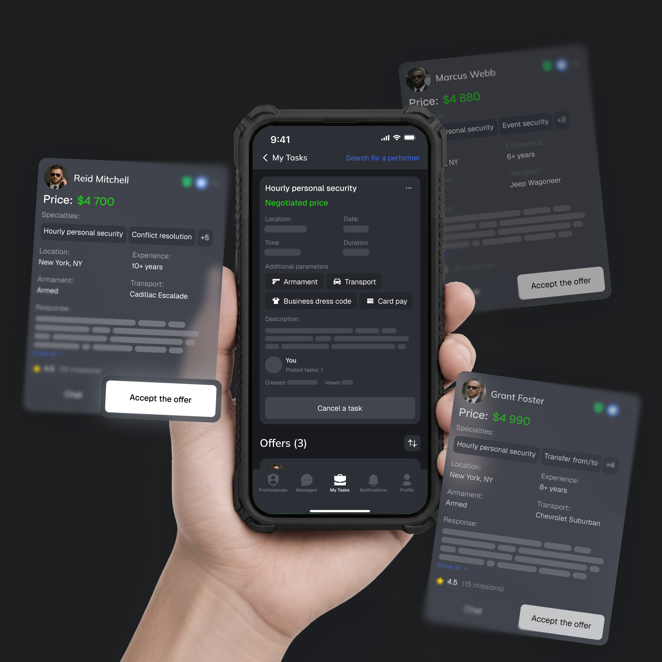 HireGuard mobile app